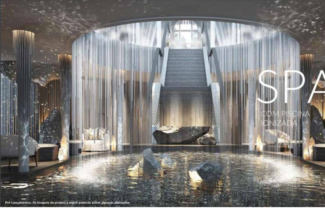 SPA com piscina ionizada
