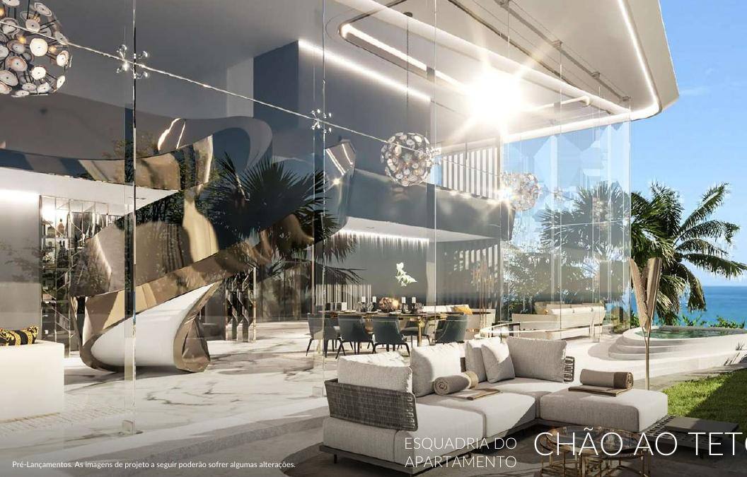 Esquadrias chão ao teto